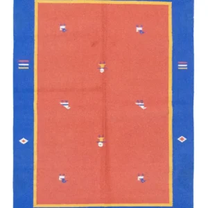 Kelim teppe - Trendy - 200 x 140 cm - oransje