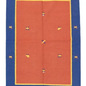 Kelim teppe - Trendy - 200 x 140 cm - oransje