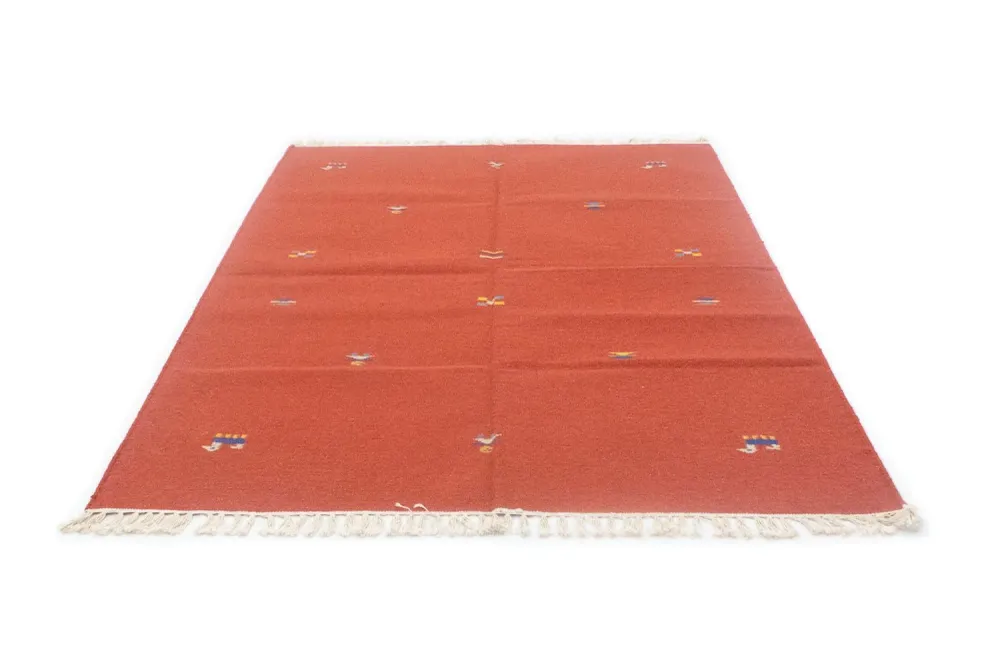 Kelim teppe - Trendy - 200 x 140 cm - oransje