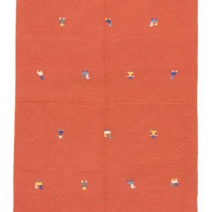 Kelim teppe - Trendy - 200 x 140 cm - oransje