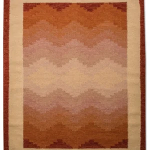 Kelim teppe - Trendy - 200 x 140 cm - oransje