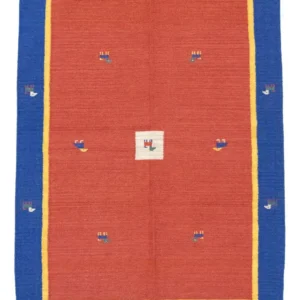 Kelim teppe - Trendy - 200 x 140 cm - oransje