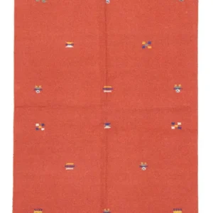 Kelim teppe - Trendy - 200 x 140 cm - oransje