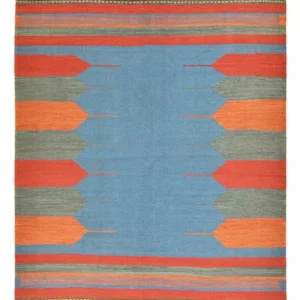 Kelim teppe - Trendy - 200 x 145 cm - flerfarget