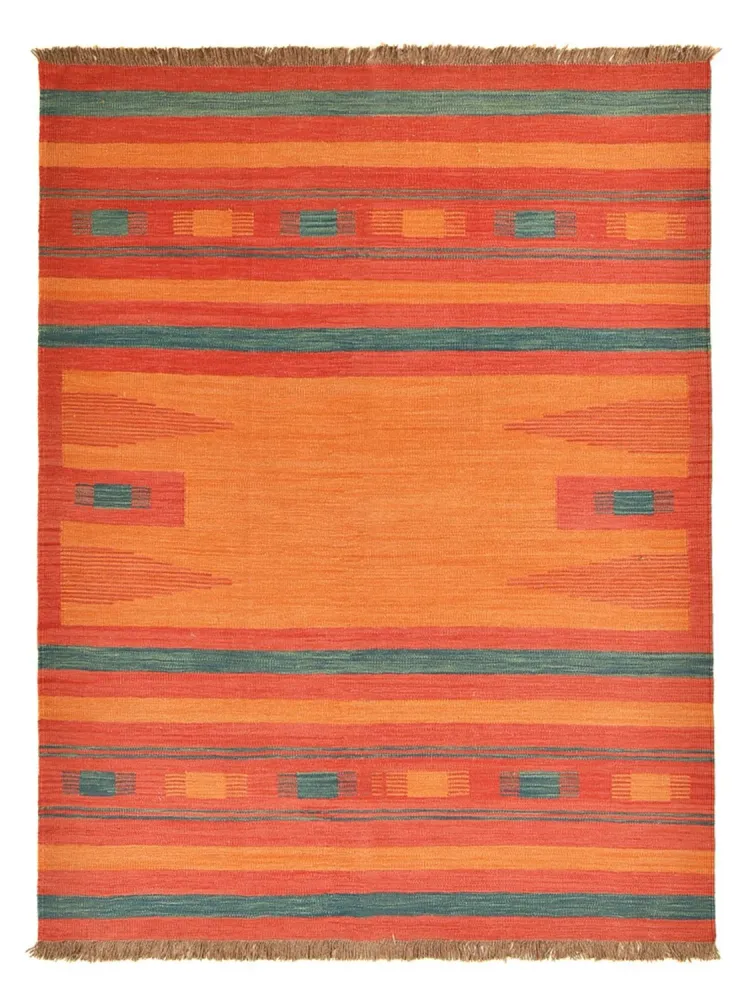 Kelim teppe - Trendy - 201 x 155 cm - flerfarget