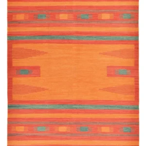 Kelim teppe - Trendy - 203 x 155 cm - flerfarget