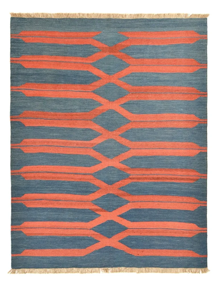 Kelim teppe - Trendy - 204 x 159 cm - flerfarget