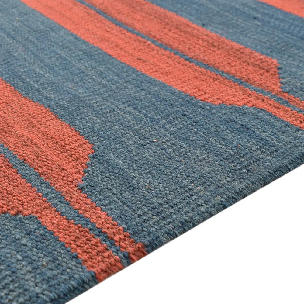 Kelim teppe - Trendy - 204 x 159 cm - flerfarget