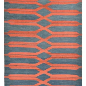 Kelim teppe - Trendy - 204 x 159 cm - flerfarget