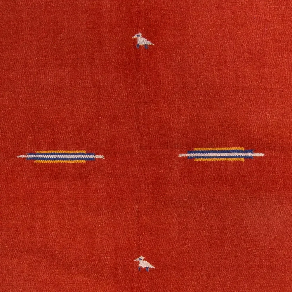 Kelim teppe - Trendy - 240 x 170 cm - mørk rød