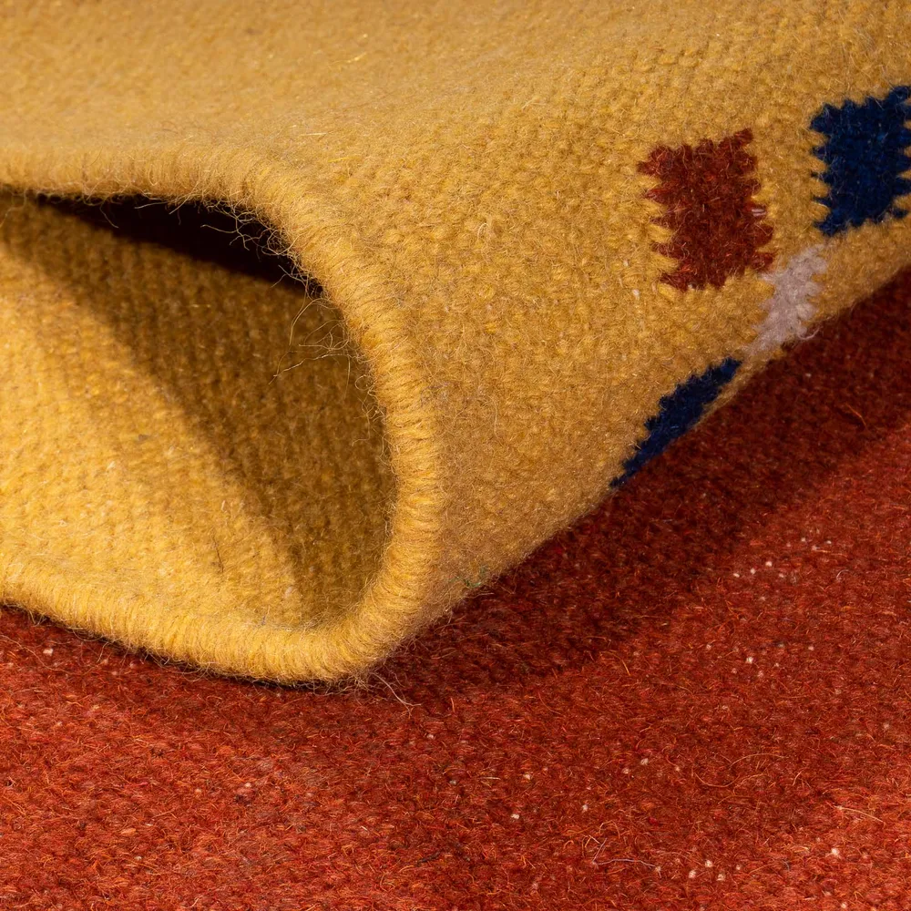 Kelim teppe - Trendy - 240 x 170 cm - mørk rød