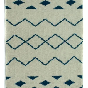 Kelim teppe - Trendy - 95 x 62 cm - blå