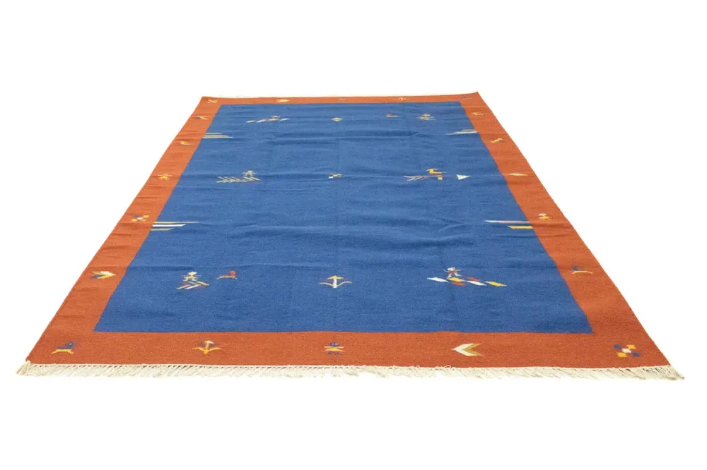 Kelim teppe - Trendy - 300 x 200 cm - blå