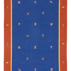 Kelim teppe - Trendy - 300 x 200 cm - blå