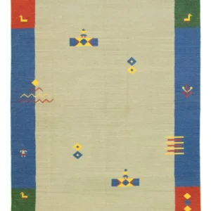 Kelim teppe - Trendy - 300 x 200 cm - grønn