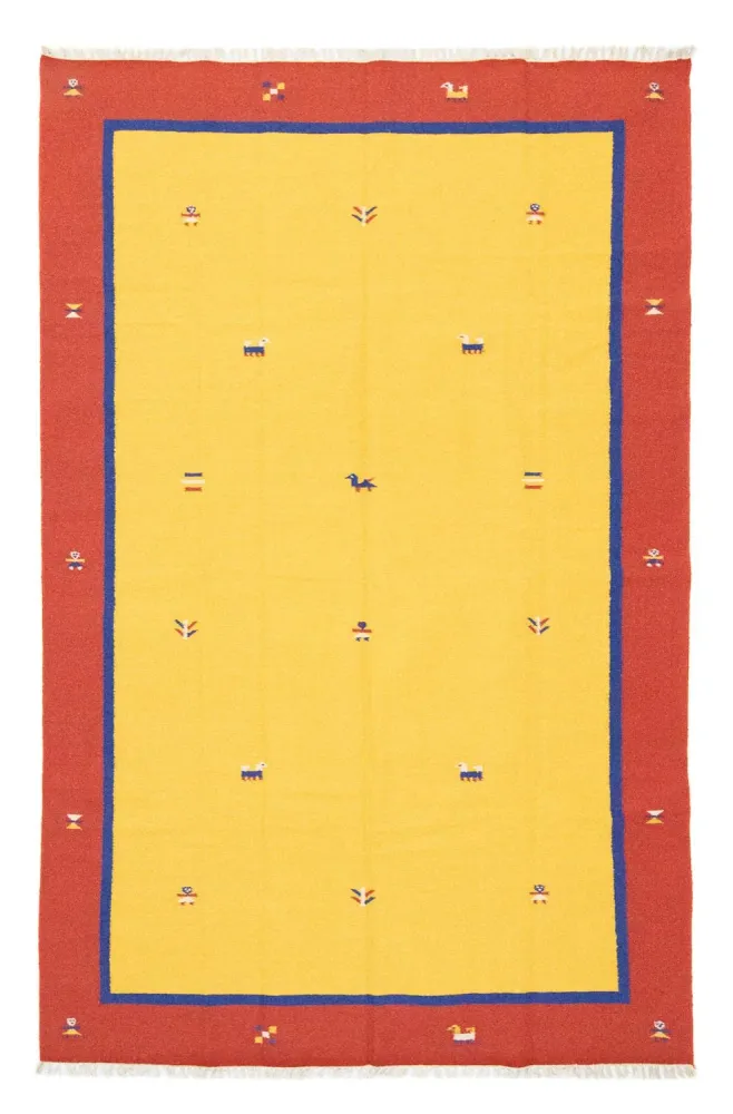 Kelim teppe - Trendy - 300 x 200 cm - gul