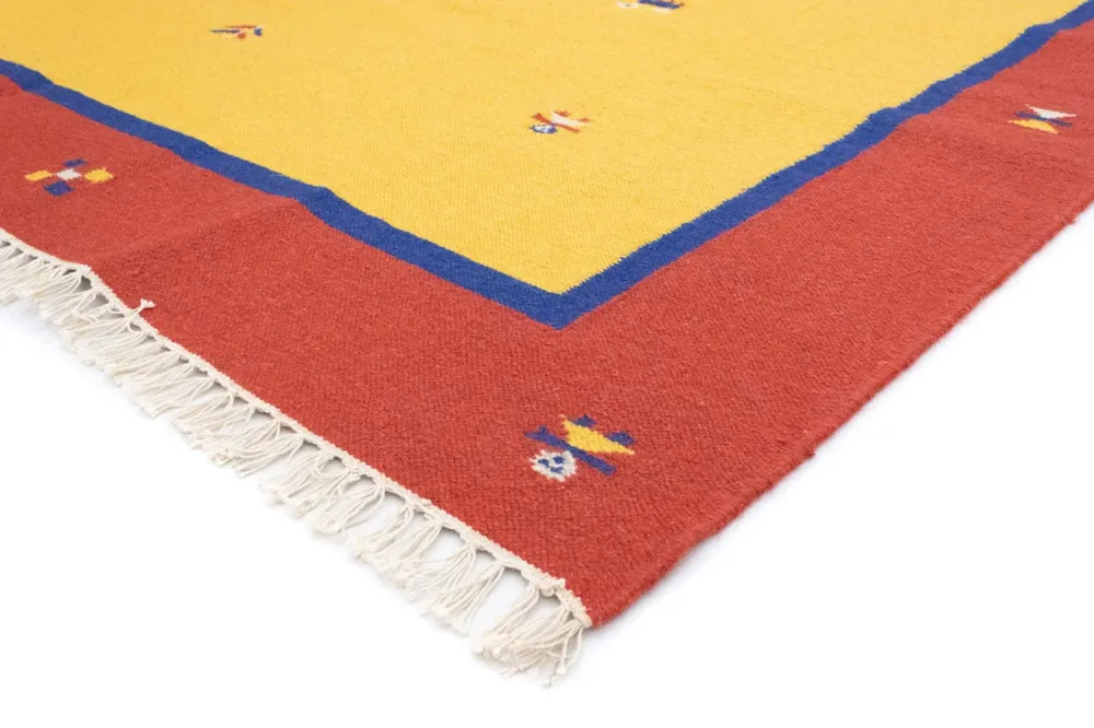 Kelim teppe - Trendy - 300 x 200 cm - gul