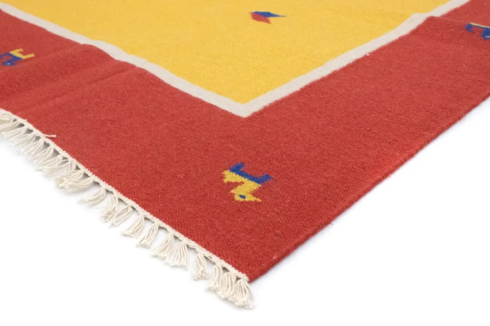 Kelim teppe - Trendy - 300 x 200 cm - gul