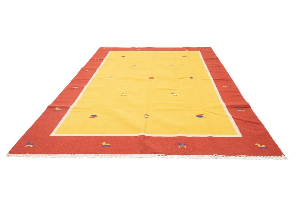 Kelim teppe - Trendy - 300 x 200 cm - gul