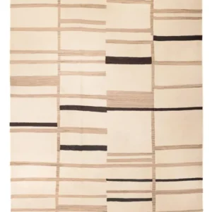 Kelim teppe - Trendy - 340 x 240 cm - lys beige