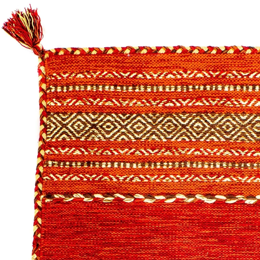 Kelim teppe - Trendy - 90 x 60 cm - rød