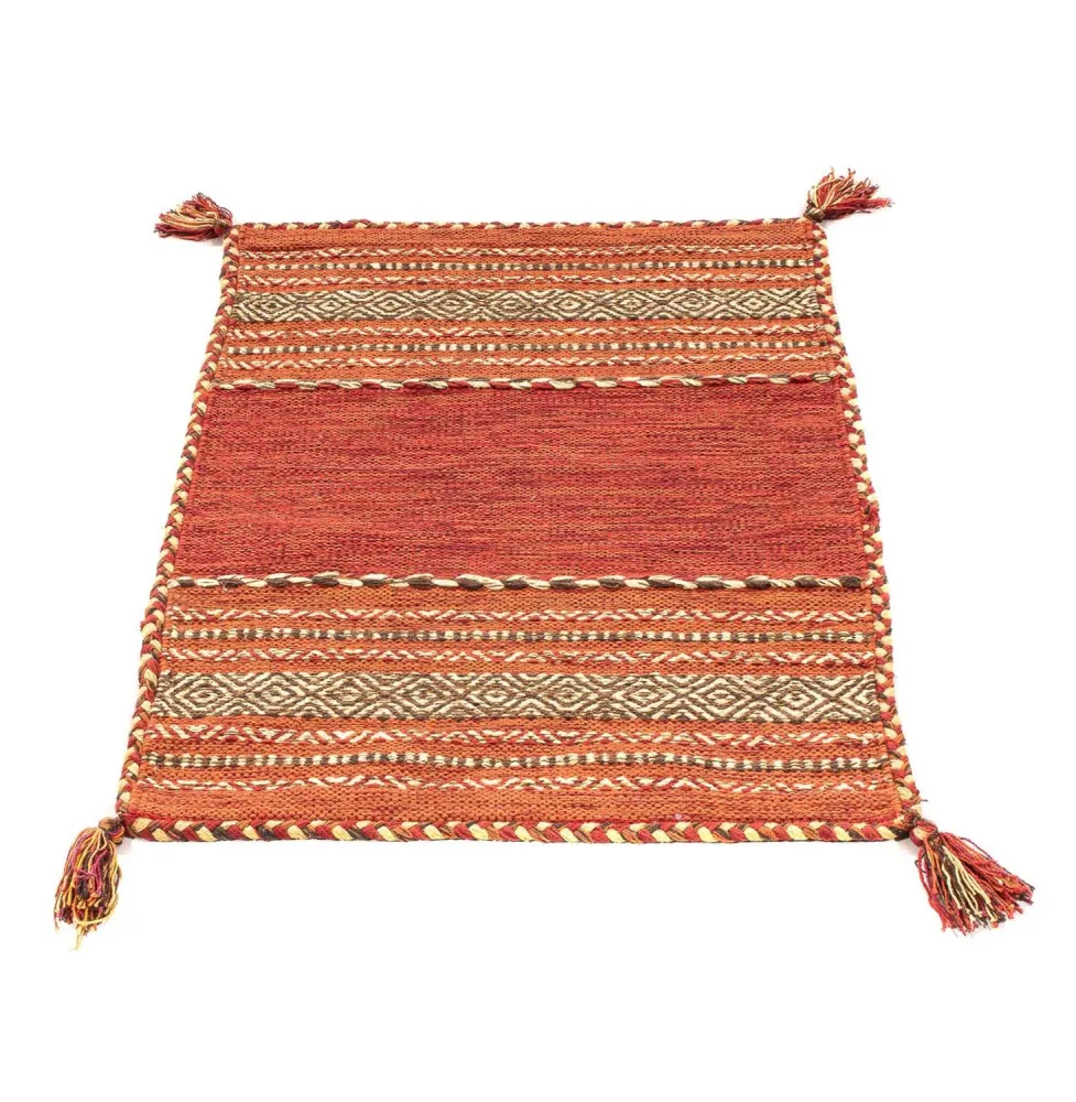 Kelim teppe - Trendy - 90 x 60 cm - rød