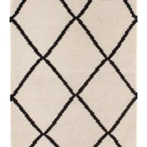 Kelim teppe - Trendy - 93 x 61 cm - beige