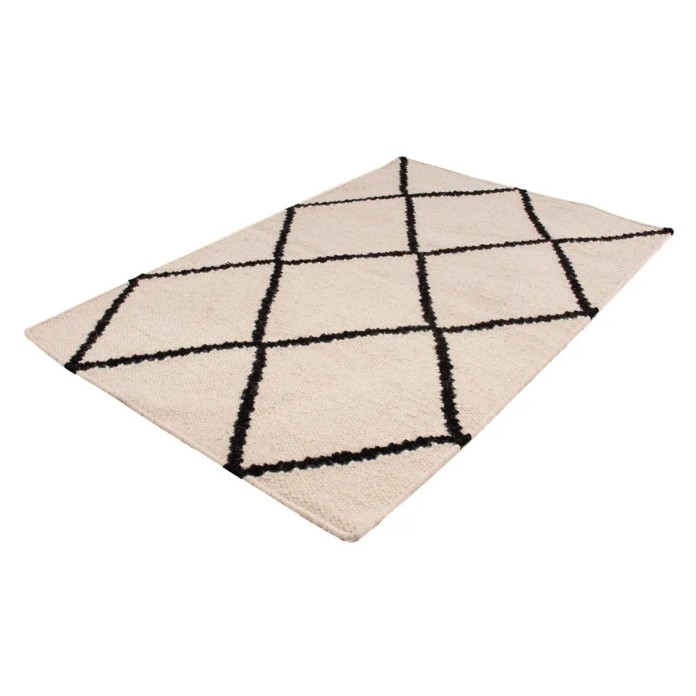 Kelim teppe - Trendy - 93 x 61 cm - beige