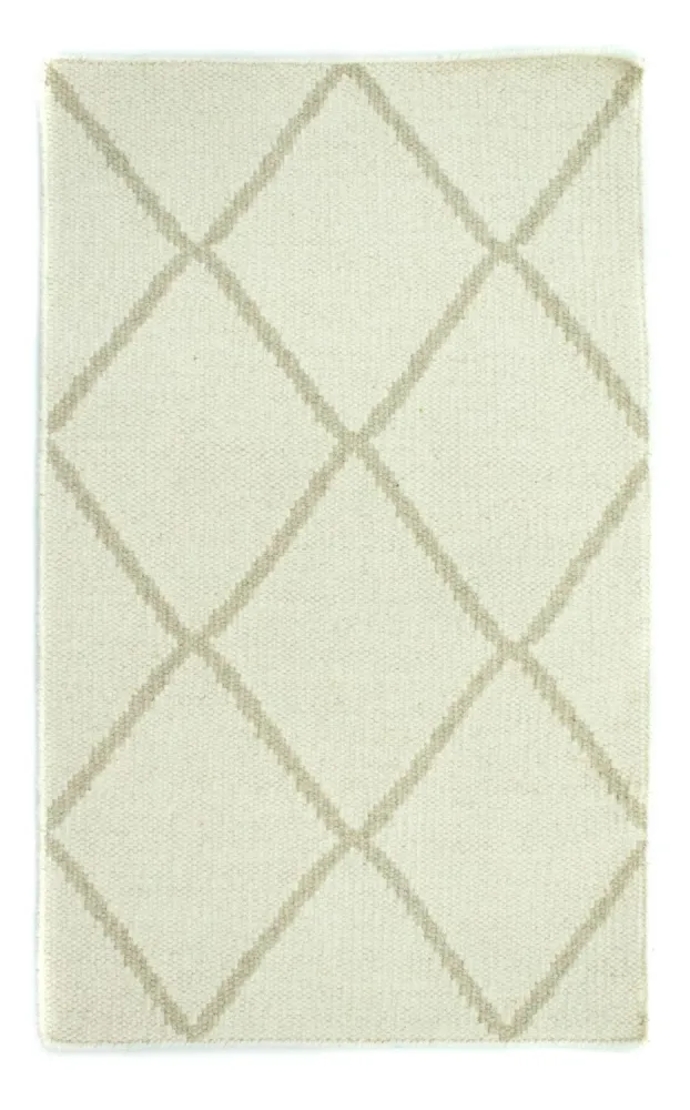 Kelim teppe - Trendy - 90 x 60 cm - beige