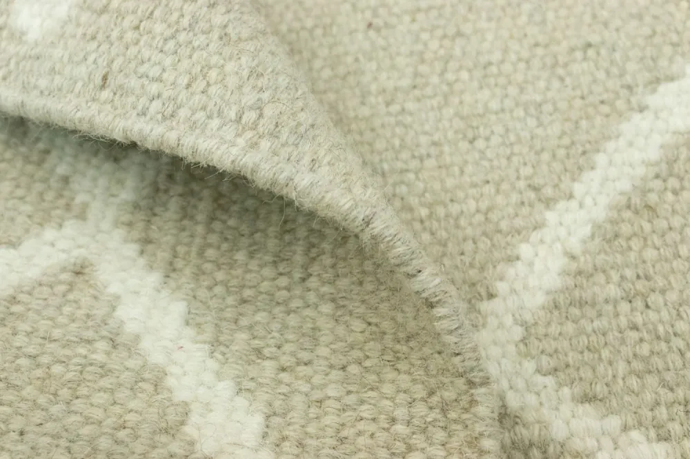 Kelim teppe - Trendy - 90 x 60 cm - beige
