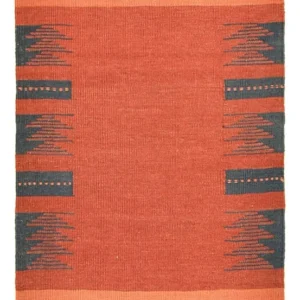Kelim teppe - Trendy - 89 x 73 cm - flerfarget