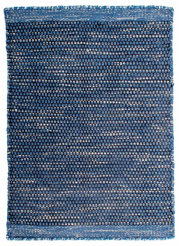 Kelim teppe - Trendy - 88 x 62 cm - mørkeblå