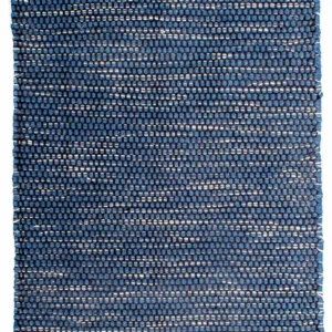 Kelim teppe - Trendy - 88 x 62 cm - mørkeblå