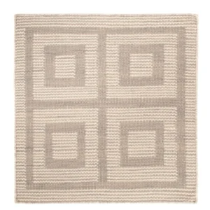 Kelim teppe - Trendy square - 60 x 60 cm - beige