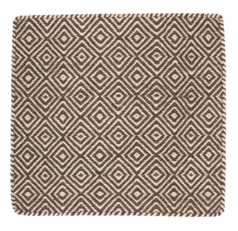 Kelim teppe - Trendy square - 45 x 45 cm - flerfarget