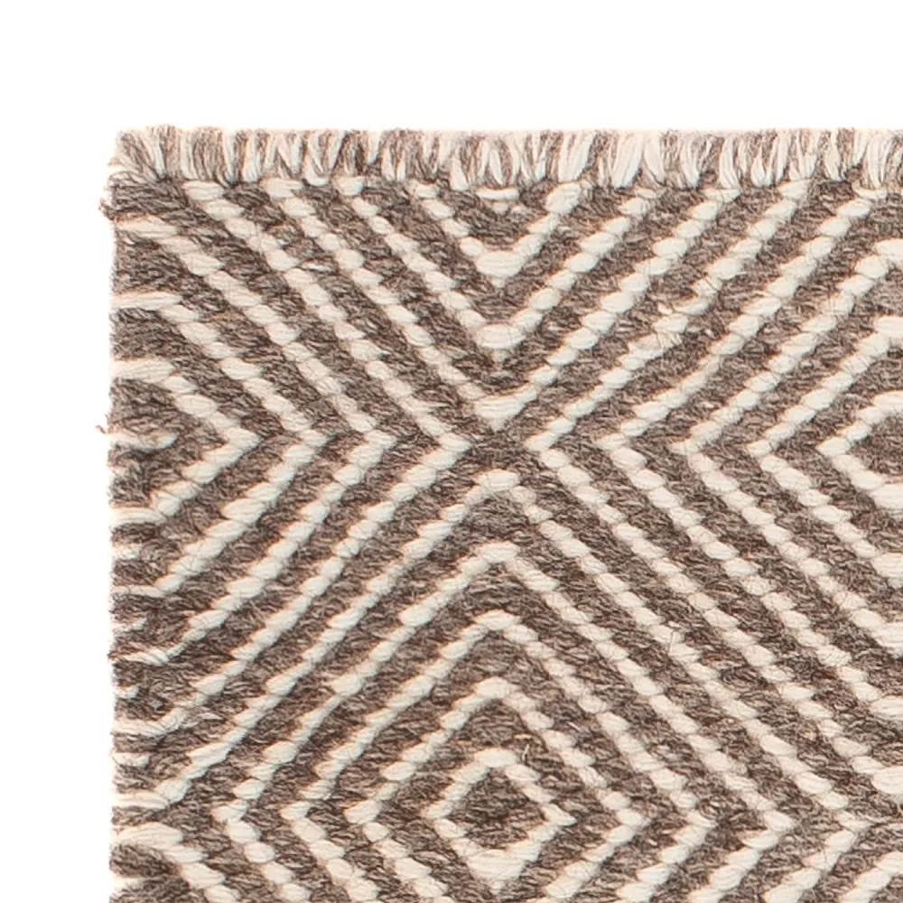 Kelim teppe - Trendy square - 45 x 45 cm - flerfarget