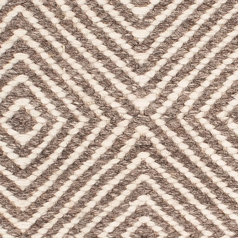 Kelim teppe - Trendy square - 45 x 45 cm - flerfarget