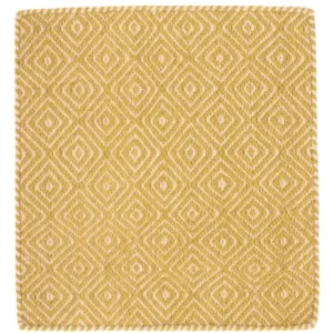 Kelim teppe - Trendy square - 47 x 43 cm - gull