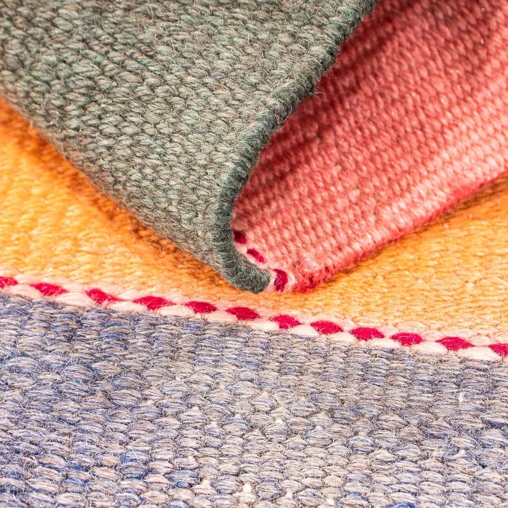 Kelimteppe - Gammelt - 110 x 65 cm - flerfarget