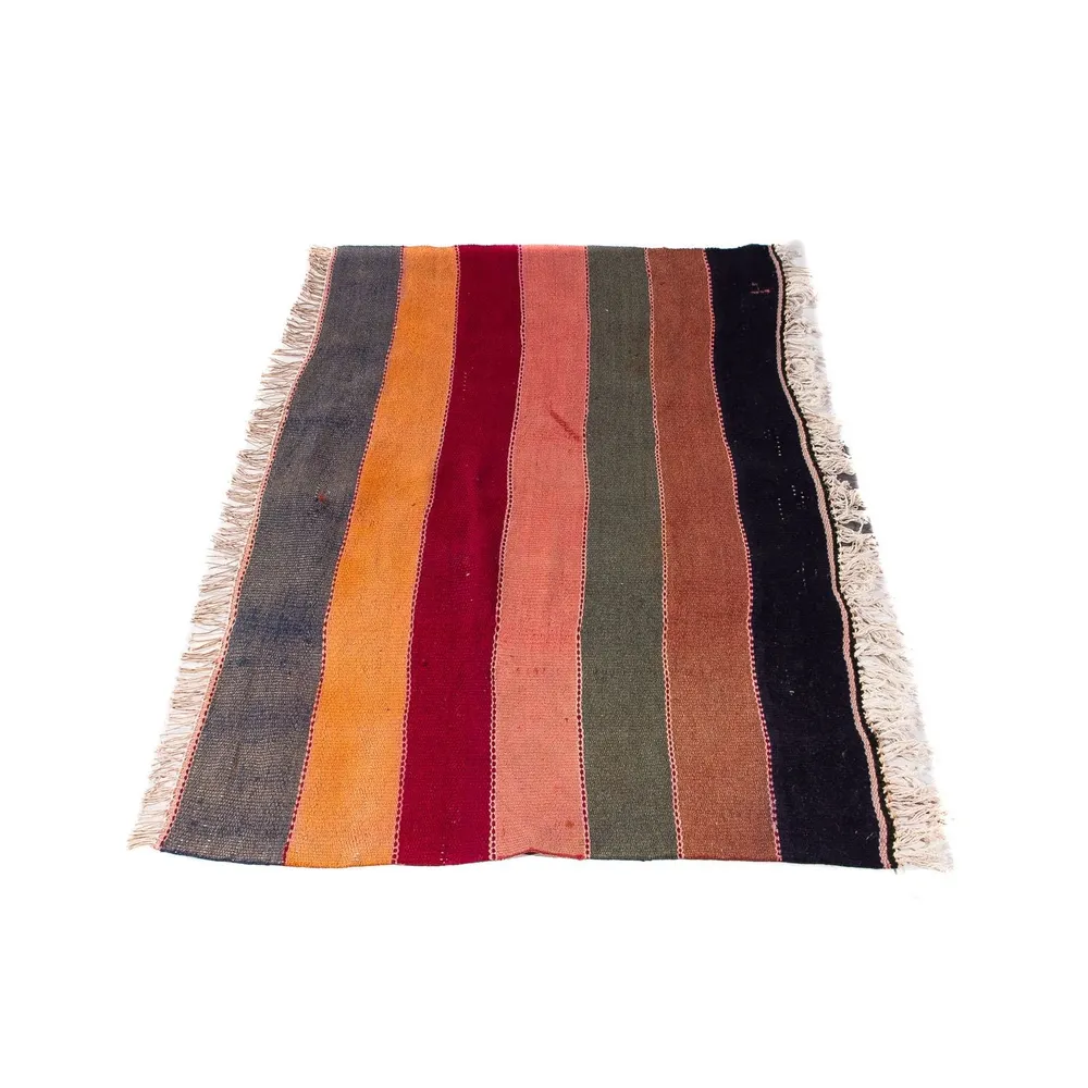Kelimteppe - Gammelt - 110 x 65 cm - flerfarget