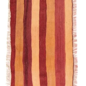 Kelimteppe - Gammelt - 130 x 65 cm - flerfarget