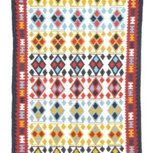 Kelimteppe - Gammelt - 150 x 94 cm - beige