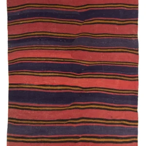 Kelimteppe - Gammelt - 160 x 130 cm - flerfarget