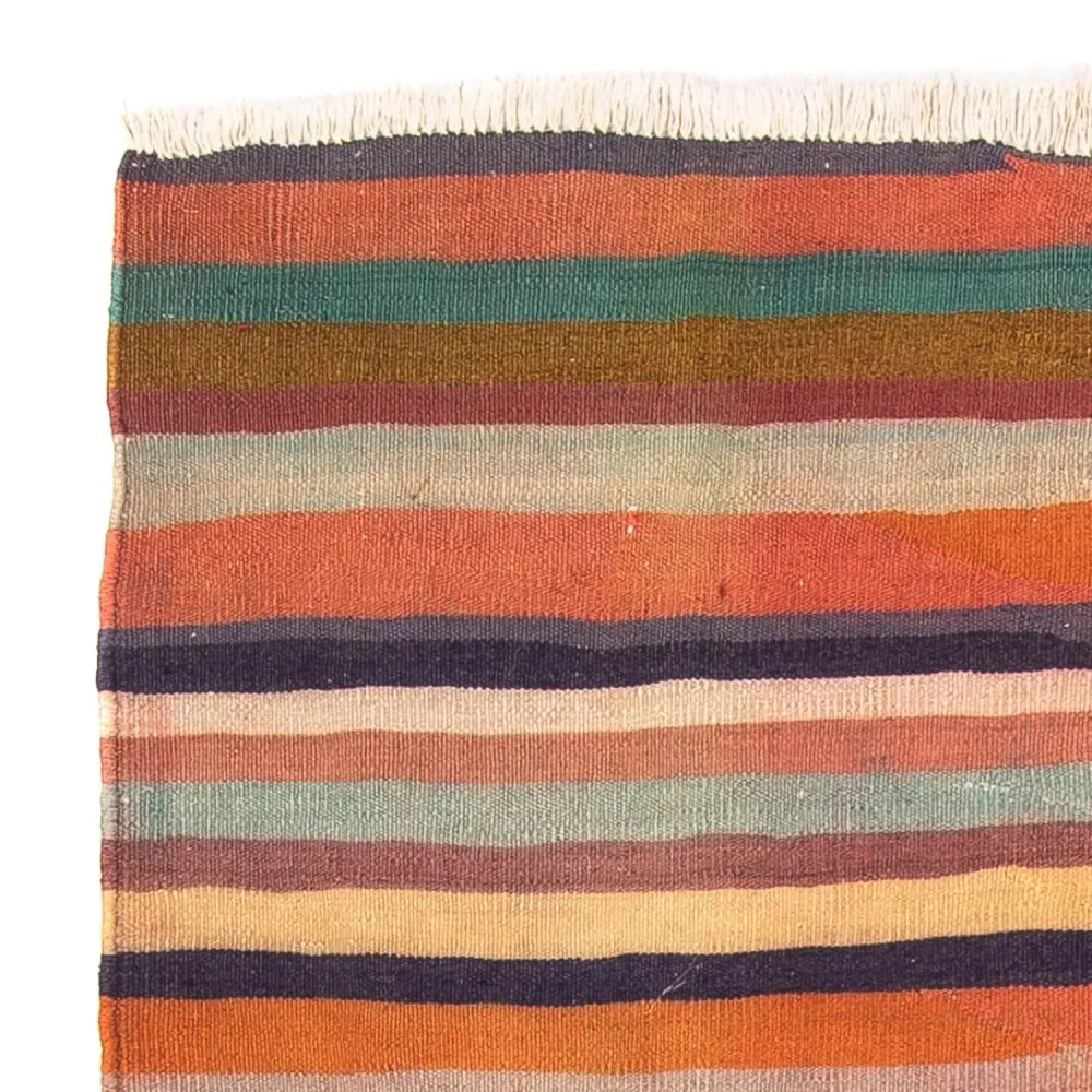 Kelimteppe - Gammelt - 170 x 140 cm - flerfarget