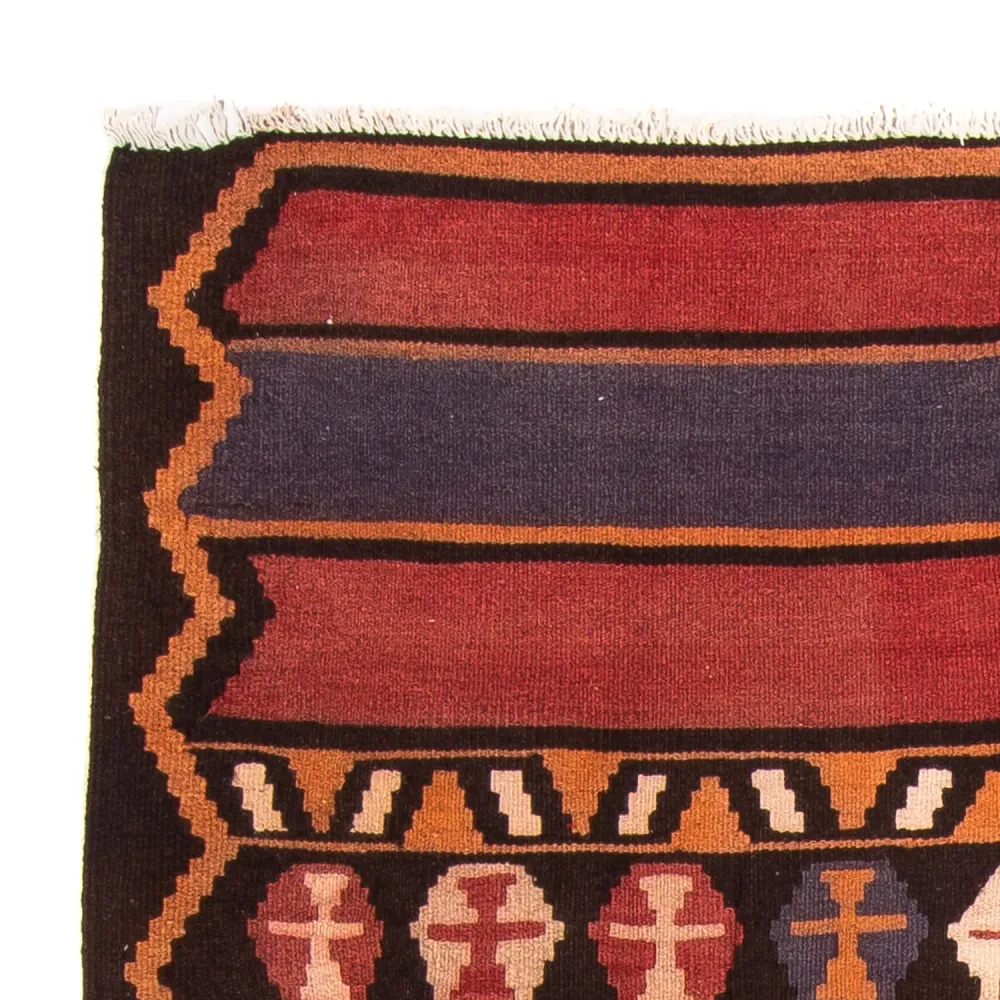 Kelimteppe - Gammelt - 180 x 140 cm - flerfarget