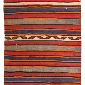 Kelimteppe - Gammelt - 180 x 160 cm - flerfarget