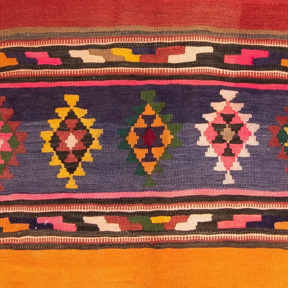 Kelimteppe - Gammelt - 190 x 130 cm - flerfarget