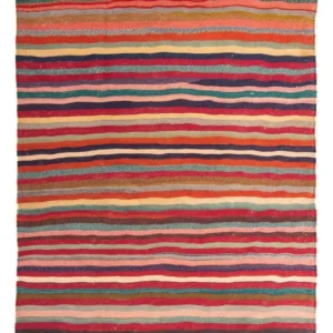 Kelimteppe - Gammelt - 190 x 145 cm - flerfarget