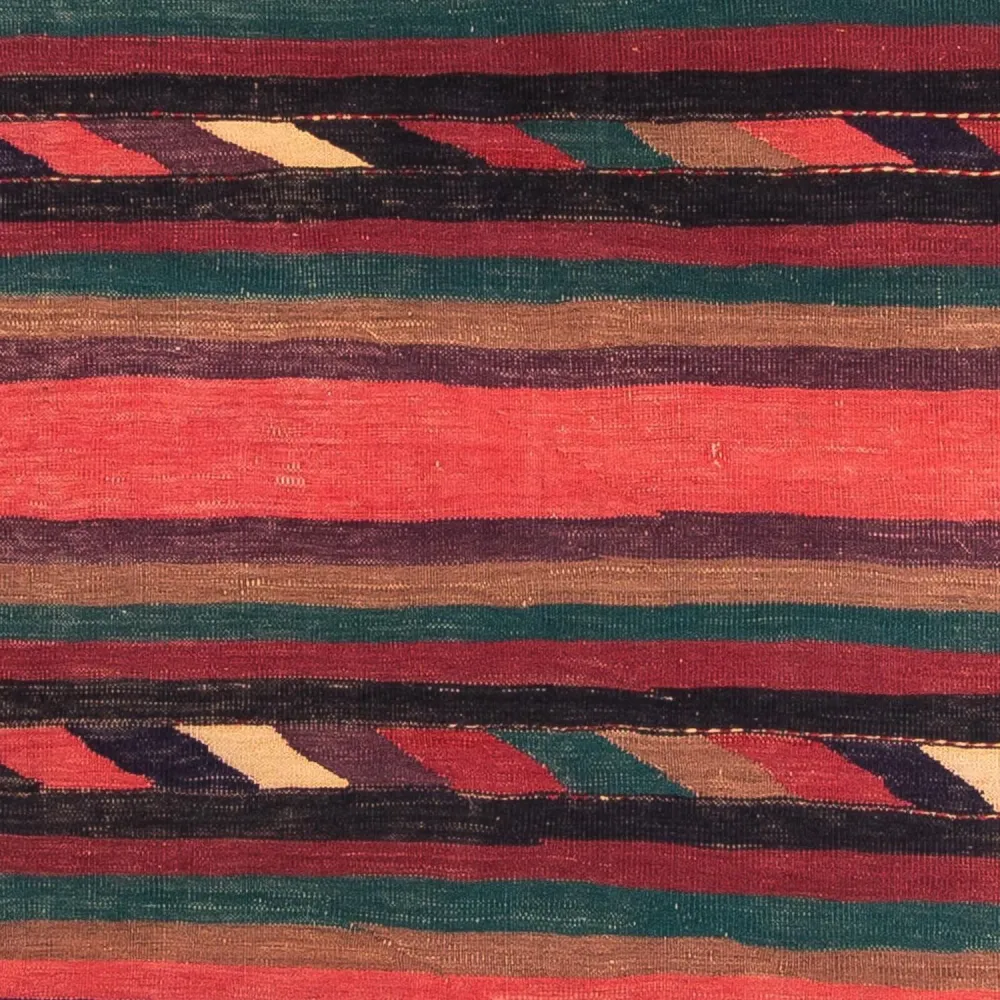 Kelimteppe - Gammelt - 195 x 160 cm - flerfarget