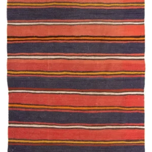 Kelimteppe - Gammelt - 200 x 150 cm - flerfarget